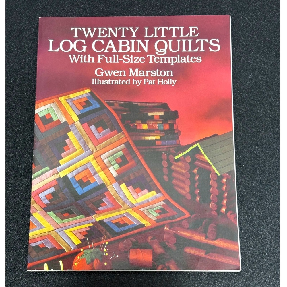 Dover Twenty Little Log Cabin Quilts Gwen‎ Marston Full-Size Templates Book